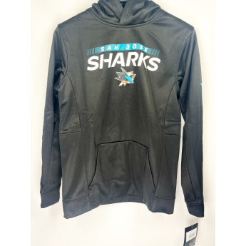San Jose Sharks dječja majica s kapuljačom Authentic Pro Hood Po Hoodie