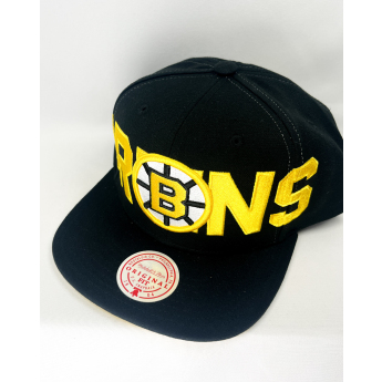 Boston Bruins šilterica ravnog oboda Full Frontal Snapback Vntg