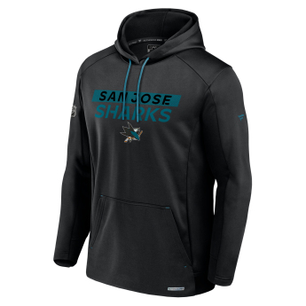 San Jose Sharks muška majica s kapuljačom AP Rink Poly Fleece Pullover Hood