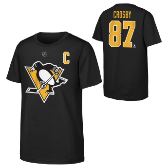 Pittsburgh Penguins dječja majica Sidney Crosby Flat Captains N&N Ctn Tee
