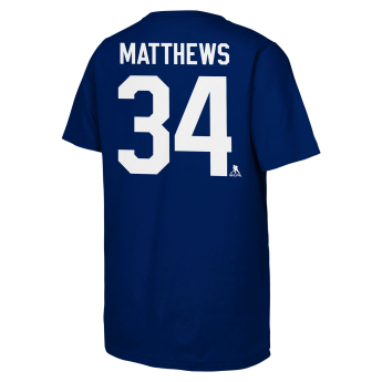 Toronto Maple Leafs dječja majica Auston Matthews Flat Captains N&N Ctn Tee