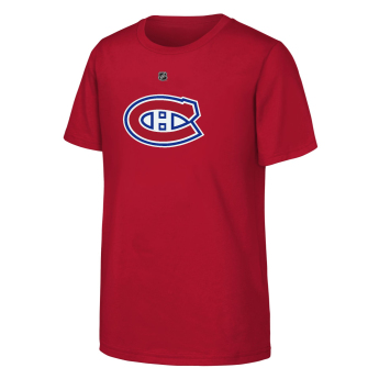 Montreal Canadiens dječja majica Juraj Slafkovsky Montreal Canadiens Flat Name & Number Ctn Tee