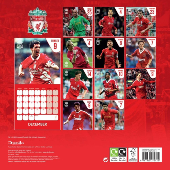 FC Liverpool kalendar Legends Square 2025