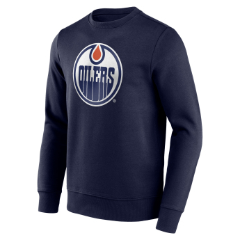 Edmonton Oilers muška majica Primary Logo Graphic Crew Sweatshirt - VALUE