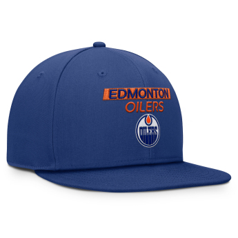 Edmonton Oilers šilterica ravnog oboda AP Rink Prime Structured Mid Crown Adj. Squarevisor Snapback