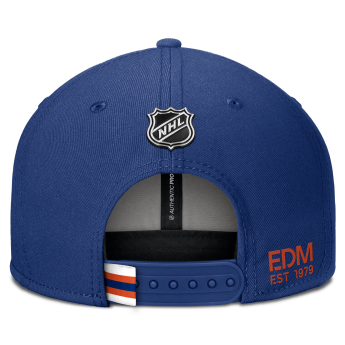 Edmonton Oilers šilterica ravnog oboda AP Rink Prime Structured Mid Crown Adj. Squarevisor Snapback