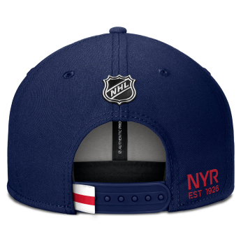 New York Rangers šilterica ravnog oboda AP Rink Prime Structured Mid Crown Adj. Squarevisor Snapback