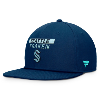 Seattle Kraken šilterica ravnog oboda AP Rink Prime Structured Mid Crown Adj. Squarevisor Snapback