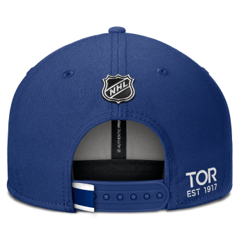 Toronto Maple Leafs šilterica ravnog oboda AP Rink Prime Structured Mid Crown Adj. Squarevisor Snapback