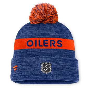 Edmonton Oilers zimske kape Authentic Pro Rink Beanie Cuff With POM