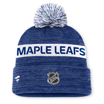 Toronto Maple Leafs zimske kape Authentic Pro Rink Beanie Cuff With POM