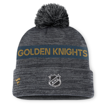 Vegas Golden Knights zimske kape Authentic Pro Rink Beanie Cuff With POM