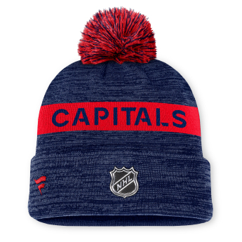 Washington Capitals zimske kape Authentic Pro Rink Beanie Cuff With POM