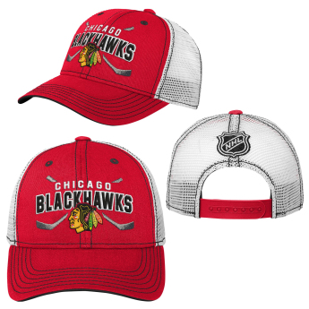 Chicago Blackhawks dječja baseball kapa sa šiltom Lockup Meshback Adjustable