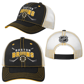 Boston Bruins kapa za bejzbol Lockup Meshback Adjustable