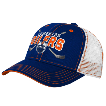 Edmonton Oilers dječja baseball kapa sa šiltom Lockup Meshback Adjustable