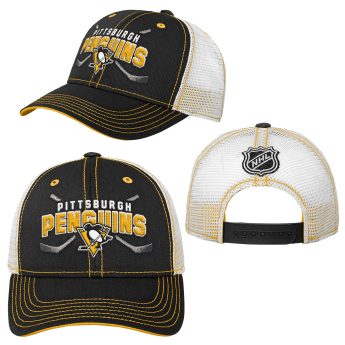 Pittsburgh Penguins kapa za bejzbol Lockup Meshback Adjustable