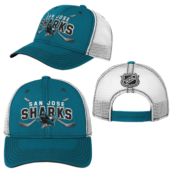 San Jose Sharks dječja baseball kapa sa šiltom Lockup Meshback Adjustable