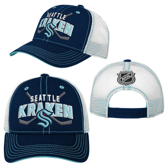 Seattle Kraken dječja baseball kapa sa šiltom Lockup Meshback Adjustable