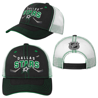 Dallas Stars kapa za bejzbol Lockup Meshback Adjustable