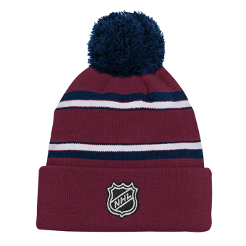 Colorado Avalanche dječja zimska kapa 3Rd Jersey Jacquard Cuff Pom