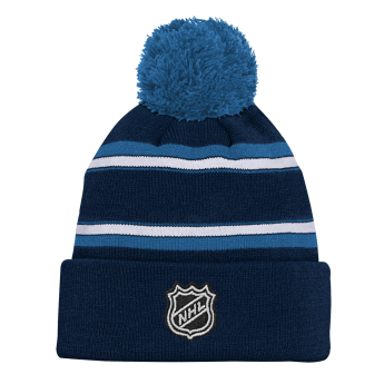 Columbus Blue Jackets dječja zimska kapa 3Rd Jersey Jacquard Cuff Pom