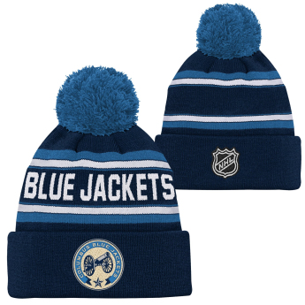 Columbus Blue Jackets dječja zimska kapa 3Rd Jersey Jacquard Cuff Pom