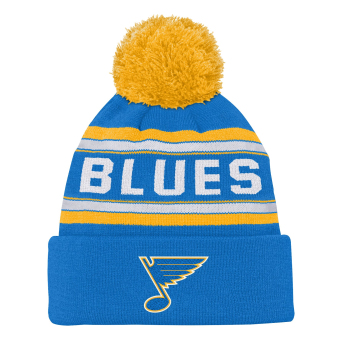 St. Louis Blues dječja zimska kapa 3Rd Jersey Jacquard Cuff Pom
