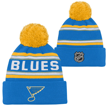 St. Louis Blues dječja zimska kapa 3Rd Jersey Jacquard Cuff Pom