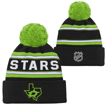 Dallas Stars dječja zimska kapa 3Rd Jersey Jacquard Cuff Pom