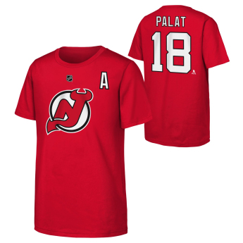 New Jersey Devils dječja majica Ondřej Palát Flat Alt.Captains N&N Ss