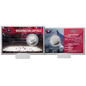 Washington Capitals kolekcionarski novčić History Silver Coin Card Limited Edition od 5000