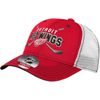 Detroit Red Wings kapa za bejzbol Lockup Meshback Adjustable