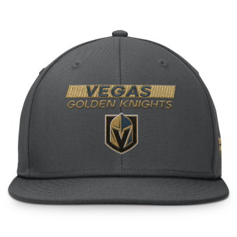 Vegas Golden Knights šilterica ravnog oboda AP Rink Prime Structured Mid Crown Adj. Squarevisor Snapback