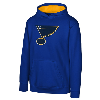 St. Louis Blues dječja majica s kapuljačom Prime Po Flc Hood -Home