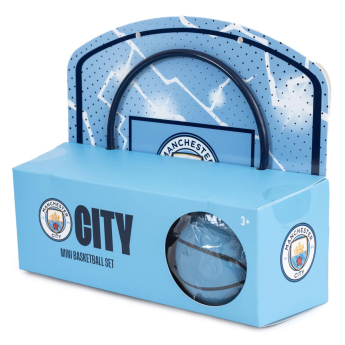 Manchester City mini košarkaški set blue