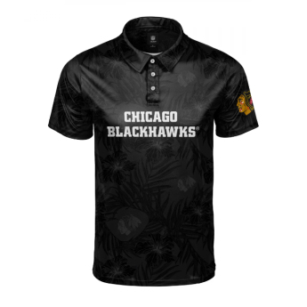 Chicago Blackhawks muška polo majica Floral Wordmark