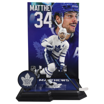 Toronto Maple Leafs figurica Auston Matthews #34 Figure SportsPicks LIMITED PLATINUM CHASE