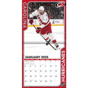 Carolina Hurricanes kalendar 2025 Wall Calendar