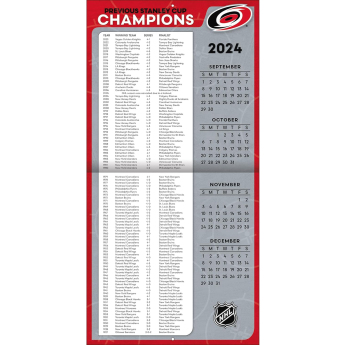 Carolina Hurricanes kalendar 2025 Wall Calendar