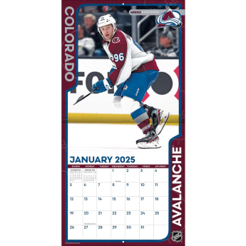 Colorado Avalanche kalendar 2025 Wall Calendar