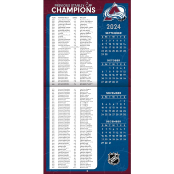Colorado Avalanche kalendar 2025 Wall Calendar