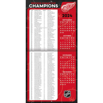 Detroit Red Wings kalendar 2025 Wall Calendar