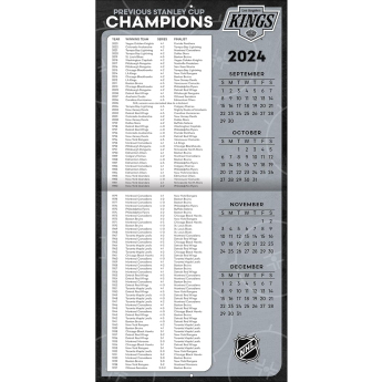 Los Angeles Kings kalendar 2025 Wall Calendar