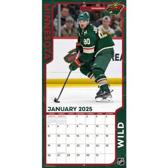 Minnesota Wild kalendar 2025 Wall Calendar