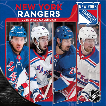 New York Rangers kalendar 2025 Wall Calendar