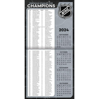 NHL proizvodi kalendar Elite 2025 Wall Calendar