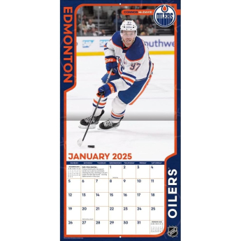 NHL proizvodi kalendar Elite 2025 Wall Calendar