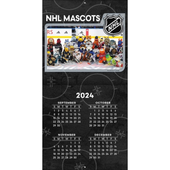 NHL proizvodi kalendar Mascots 2025 Wall Calendar