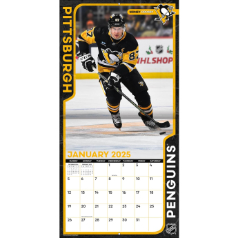 Pittsburgh Penguins kalendar 2025 Wall Calendar